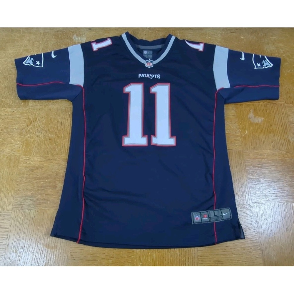 Julian Edelman jersey Nike On Field New England Patriots‎ Youth Boys Sz L #11